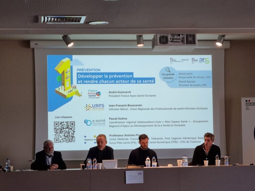 Les participants à la table ronde de l'axe 1 Développer la prévention et rendre chacun acteur de sa santé