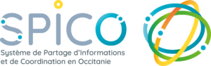 Logo Spico système de partage d'information et de coordination et Occitanie