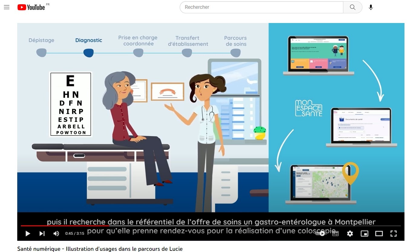 Vidéos : la e-santé dans le parcours de Lucie, atteinte d'un cancer