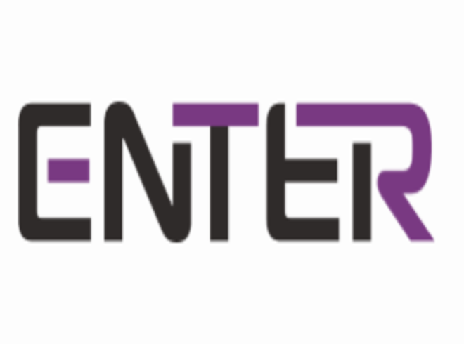 Logo ENTER noir et violet