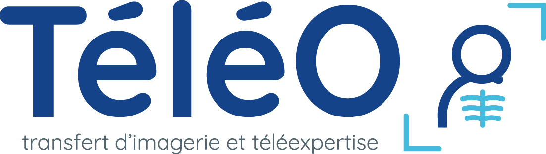 Logo TéléO plateforme de transfert d'imagerie et télé-expertise