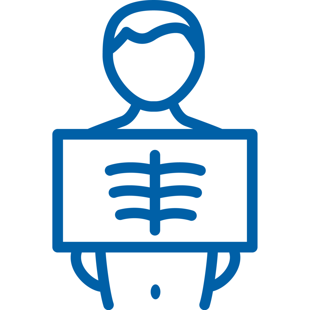pictogramme bleu foncé imagerie médicale