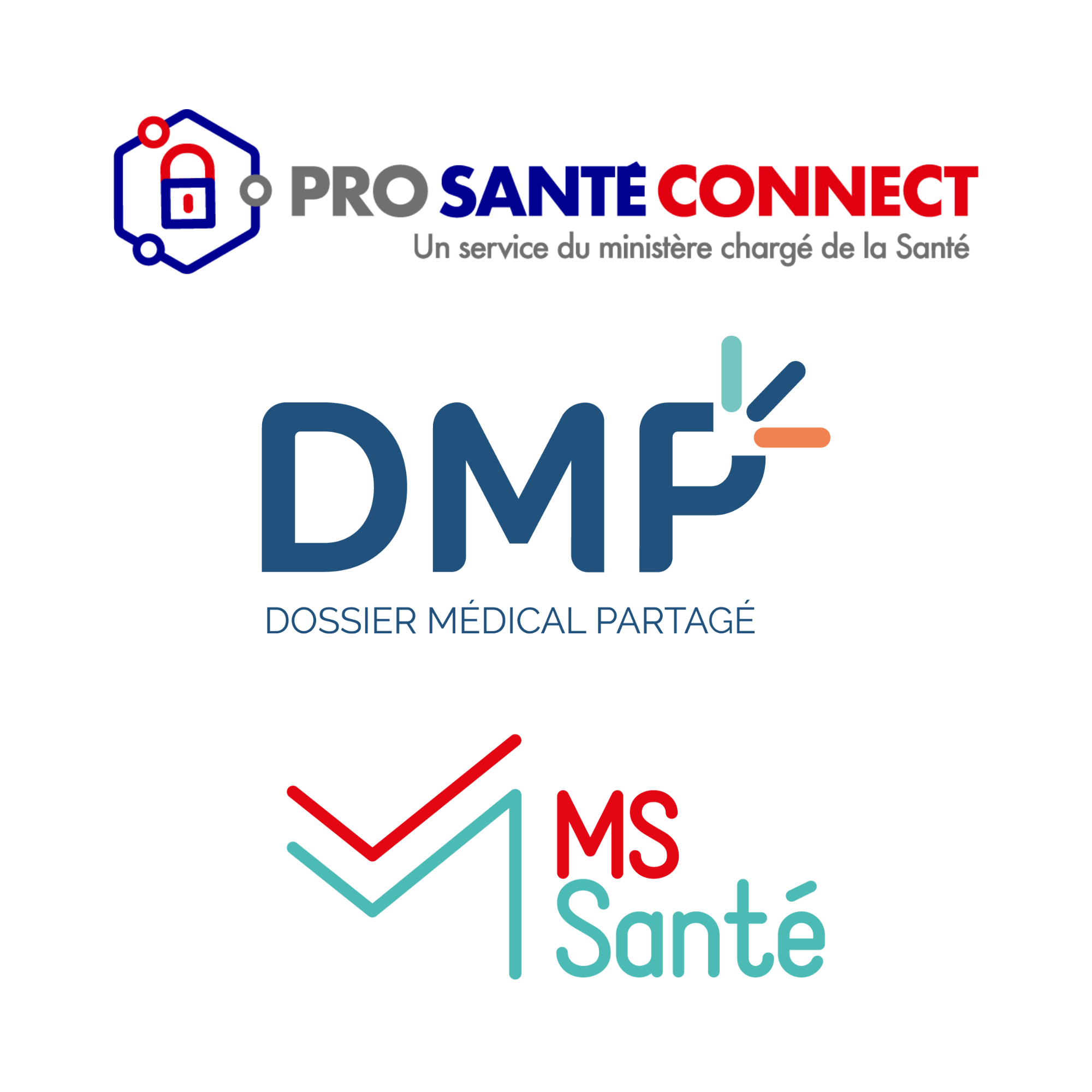 Logos Pro santé connect DMP MSSanté