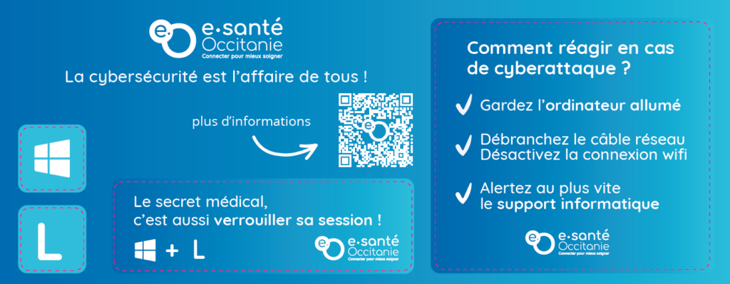 Stickers verrouillage cybersécurité