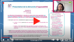 Capture d'écran du webinaire ARS