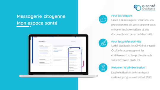 Messagerie citoyenne Mon espace santé