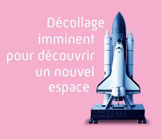 Décollage imminent pour découvrir un nouvel espace_Image d'une fusée