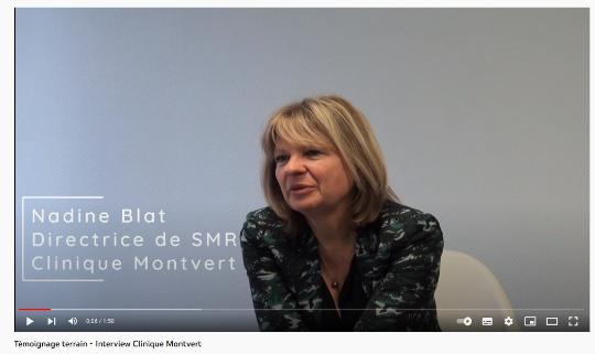 Nadine Blat, Directrice de SMR, clinique Montvert